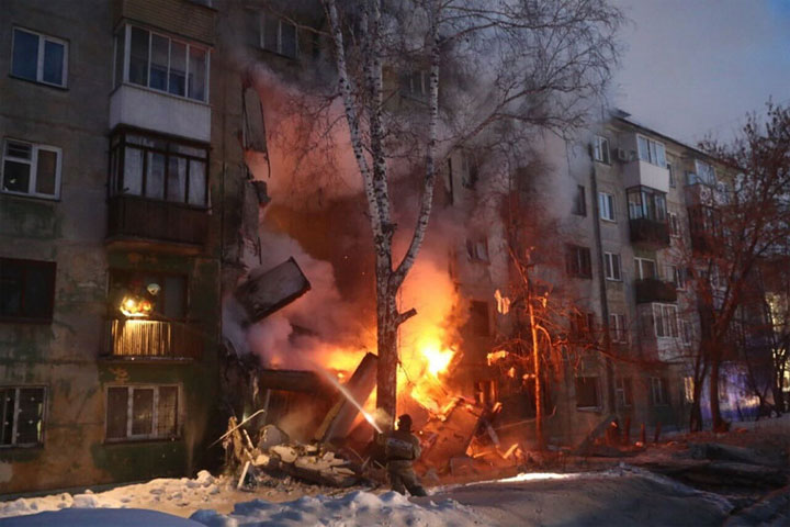 В Новосибирске взорвался газ в пятиэтажном доме
