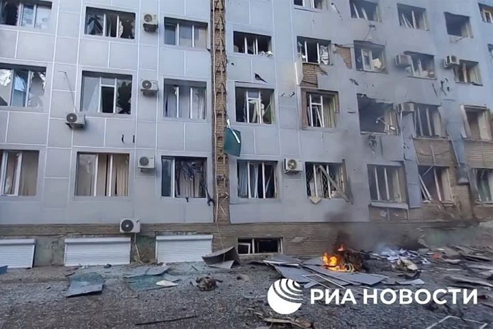 Теракт в Мелитополе: Опубликованы первые кадры с места взрыва