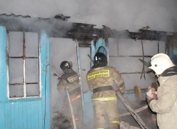 В Хакасии чуть не сгорела баня